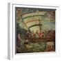 Christ Walking on the Water, after the "Navicella" by Giotto-Antoniazzo Romano-Framed Giclee Print