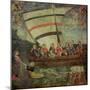 Christ Walking on the Water, after the "Navicella" by Giotto-Antoniazzo Romano-Mounted Giclee Print