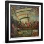 Christ Walking on the Water, after the "Navicella" by Giotto-Antoniazzo Romano-Framed Giclee Print