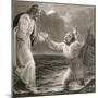 Christ Walking on the Water, C1810-C1844-Henry Corbould-Mounted Giclee Print