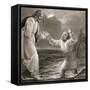 Christ Walking on the Water, C1810-C1844-Henry Corbould-Framed Stretched Canvas