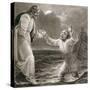 Christ Walking on the Water, C1810-C1844-Henry Corbould-Stretched Canvas