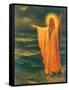 Christ Walking On The Water-Phillip Richard Morris-Framed Stretched Canvas