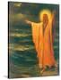 Christ Walking On The Water-Phillip Richard Morris-Stretched Canvas