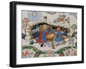 "Christ Was Born on Christmas Day-Pauline Baynes-Framed Giclee Print