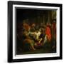 Christ Washing the Apostles' Feet, 1632-Peter Paul Rubens-Framed Giclee Print