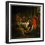 Christ Washing the Apostles' Feet, 1632-Peter Paul Rubens-Framed Giclee Print