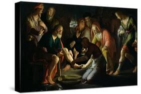 Christ Washing the Disciples' Feet, 1623-Peter Wtewael-Stretched Canvas