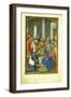 Christ Washing the Feet of Peter, 1520'S-Simon Bening-Framed Giclee Print