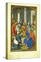 Christ Washing the Feet of Peter, 1520'S-Simon Bening-Stretched Canvas