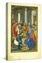 Christ Washing the Feet of Peter, 1520'S-Simon Bening-Stretched Canvas