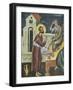 Christ Washing the Feet of the Apostles, 16th Century-null-Framed Premium Giclee Print