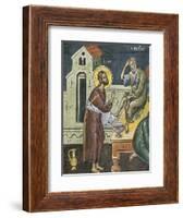 Christ Washing the Feet of the Apostles, 16th Century-null-Framed Giclee Print