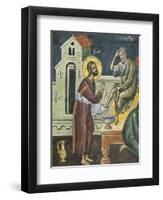 Christ Washing the Feet of the Apostles, 16th Century-null-Framed Giclee Print