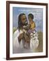 Christ with Child-Bev Lopez-Framed Art Print