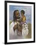 Christ with Child-Bev Lopez-Framed Art Print