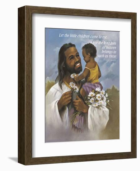 Christ with Child-Bev Lopez-Framed Art Print