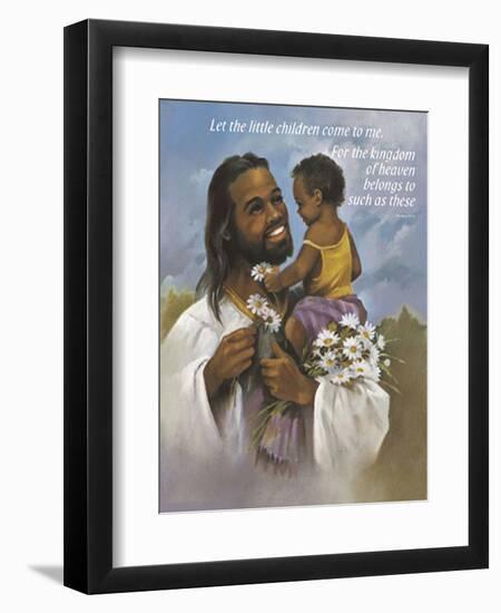 Christ with Child-Bev Lopez-Framed Art Print