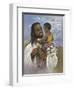 Christ with Child-Bev Lopez-Framed Art Print