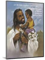 Christ with Child-Bev Lopez-Mounted Art Print