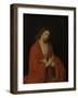 Christ with Crown of Thorns-Lucas van Leyden-Framed Art Print