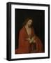 Christ with Crown of Thorns-Lucas van Leyden-Framed Art Print