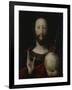 Christ with Globe - 'salvator Mundi', Lower Rhine, 1537-45-German School-Framed Giclee Print