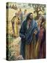 Christ with His Disciples-Henry Coller-Stretched Canvas