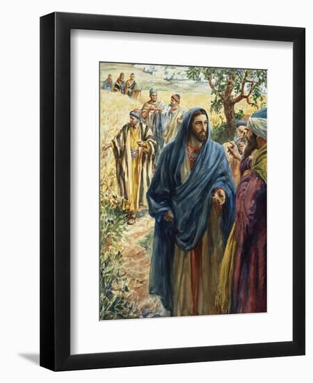 Christ with His Disciples-Henry Coller-Framed Giclee Print