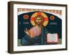 Christ with New Testament, Mount Athos, Greece, Europe-Godong-Framed Photographic Print