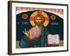 Christ with New Testament, Mount Athos, Greece, Europe-Godong-Framed Photographic Print