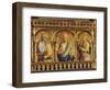 Christ with St. Peter and St. Paul, Detail from the Sant'Emidio Polyptych (Detail)-Carlo Crivelli-Framed Giclee Print