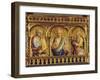 Christ with St. Peter and St. Paul, Detail from the Sant'Emidio Polyptych (Detail)-Carlo Crivelli-Framed Giclee Print