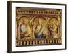 Christ with St. Peter and St. Paul, Detail from the Sant'Emidio Polyptych (Detail)-Carlo Crivelli-Framed Giclee Print