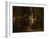 Christ with the Adulterous Woman-Gerbrand Van Den Eeckhout-Framed Art Print
