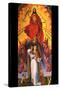 Christ with the Archangel Michael-Rogier van der Weyden-Stretched Canvas