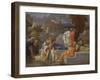 Christ with the Children (Oil on Canvas)-Sebastien Bourdon-Framed Giclee Print