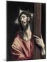 Christ with the Cross, Ca. 1587-1596-El Greco-Mounted Giclee Print