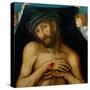 Christ with the Crown of Thorns (Der Schmerzensmann), Oil on Wood (1515)-Lucas Cranach the Elder-Stretched Canvas