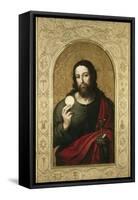 Christ with the Host-Juan Juanes-Framed Stretched Canvas