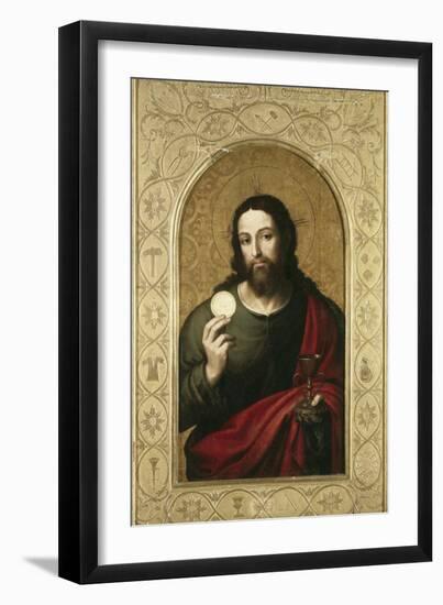 Christ with the Host-Juan Juanes-Framed Giclee Print