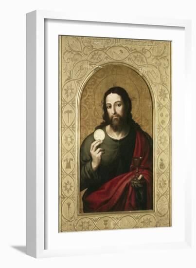 Christ with the Host-Juan Juanes-Framed Giclee Print