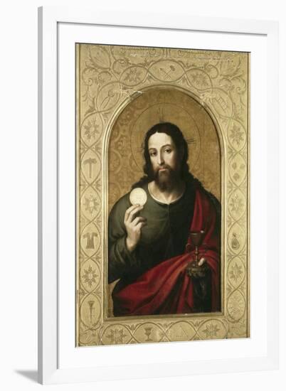 Christ with the Host-Juan Juanes-Framed Giclee Print