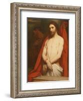 Christ with the Reed-Ary Scheffer-Framed Giclee Print