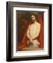 Christ with the Reed-Ary Scheffer-Framed Giclee Print