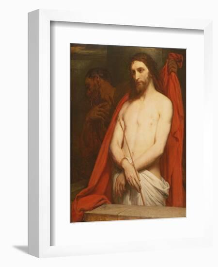 Christ with the Reed-Ary Scheffer-Framed Giclee Print