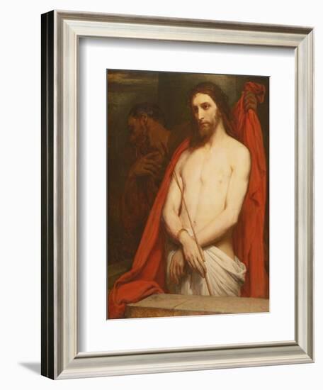 Christ with the Reed-Ary Scheffer-Framed Giclee Print