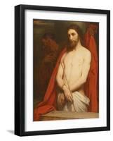 Christ with the Reed-Ary Scheffer-Framed Giclee Print