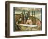 Christ Wrapped in the Holy Shroud, Deposition of Christ, 17th Century-Giovanni Battista Della Rovere-Framed Giclee Print