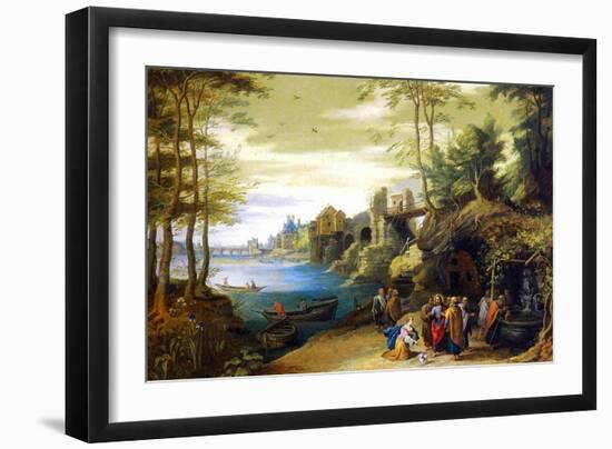 Christ-Pieter Brueghel the Younger-Framed Art Print